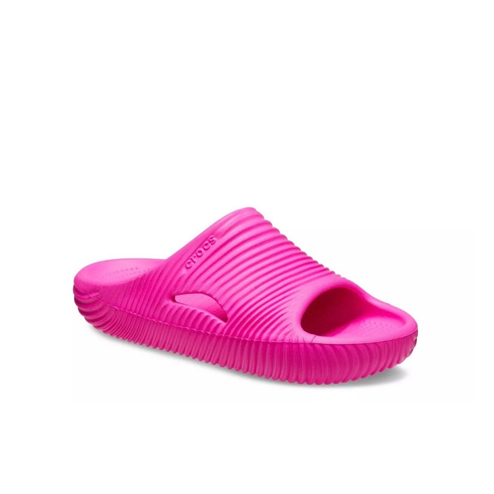 Crocs Sandals Slides Mellow Tide Recovery Hot Pink 12